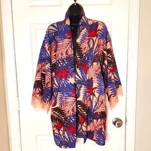 Japna Flowy Kimono Loungewear Size Small
